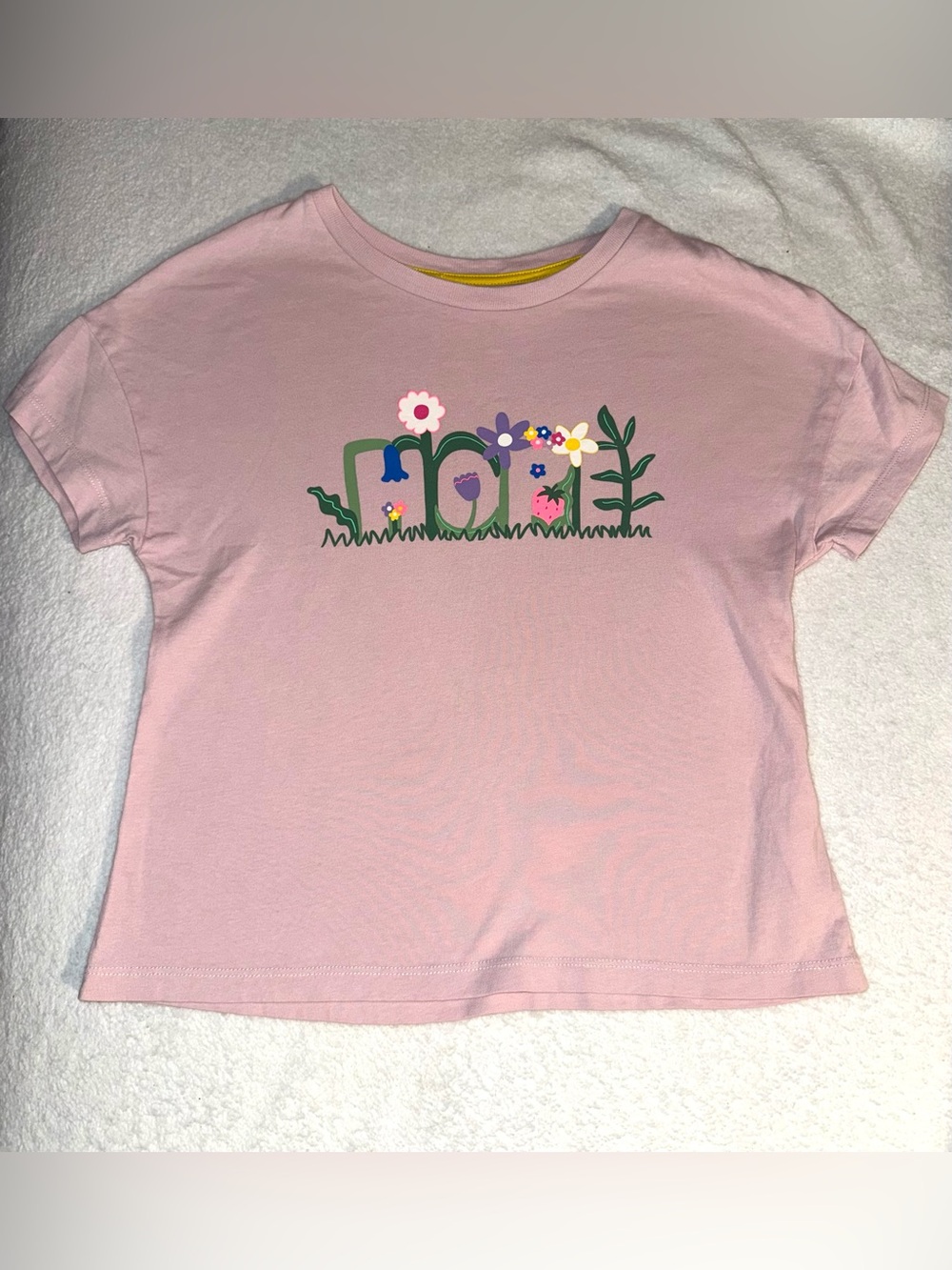 Mini Boden “HOPE” graphic tee, size 9/10